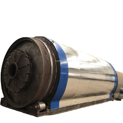 Risparmio energetico 15 TPD Macchina di pirolisi dell'olio di pneumatici di scarto per la linea di produzione di riciclaggio della gomma