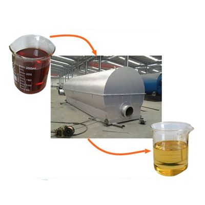 Linea di produzione di olio di benzina da rifiuti a diesel per il sistema di pirolisi e distillazione