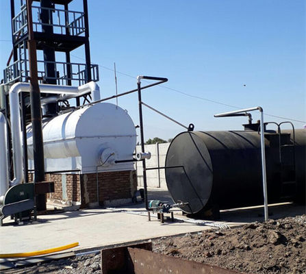16KW Alta capacità di petrolio greggio rifiuti di olio di motore usato olio di motore raffineria di olio di motore macchina per diesel
