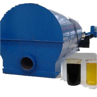 Dimensione ospitante D1200*3000 mm Rafineria di olio di motore a piccola scala per il riciclaggio del gasolio