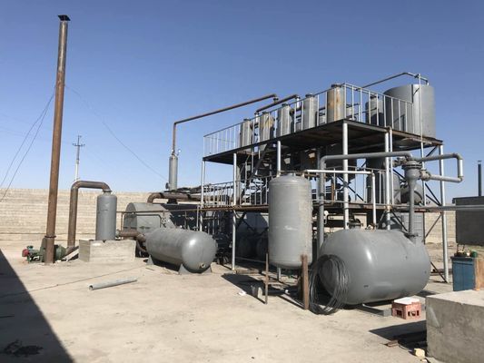 Impianto di riciclaggio di olio nero per la trasformazione di olio diesel