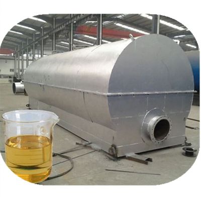 Impianto di distillazione di olio di pirolisi per la trasformazione di pneumatici vecchi e di plastica in carburante diesel