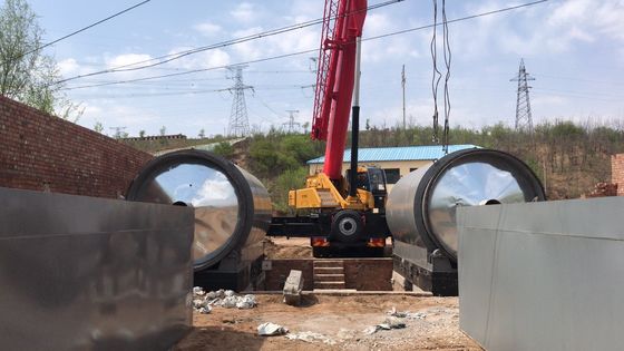 Macchina di pirolisi per il riciclaggio dei rifiuti di alta capacità di 15,5 kW per l'estrazione di energia da combustibile