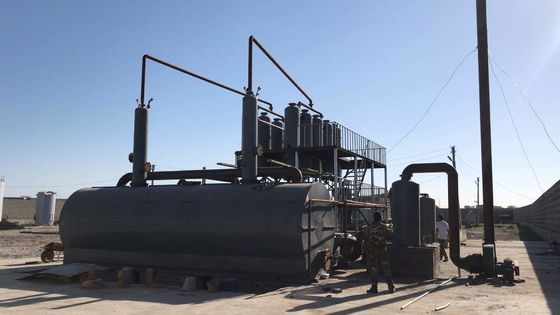 Flusso nominale Forma della struttura orizzontale/verticale Olio motore utilizzato per la macchina di produzione del diesel