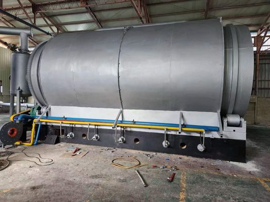 Trasformazione dei rifiuti in petrolio combustibile energia batch macchine di pirolisi rotanti per il riciclaggio
