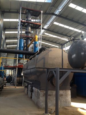 Rifiuti di pneumatici, olio di pirolisi di plastica per l'attrezzatura di distillazione del gasolio