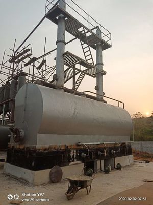 30000 kg di produzione continua raffineria di riciclaggio di olio per macchine diesel per l'estrazione di energia