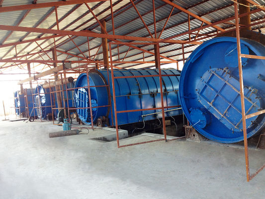 Q245R Caldaia Reattore in acciaio Macchina di conversione di plastica in diesel con capacità di 10 tonnellate