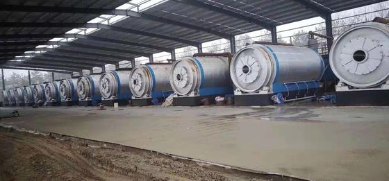 Q245R Caldaia Reattore in acciaio Macchina di conversione di plastica in diesel con capacità di 10 tonnellate