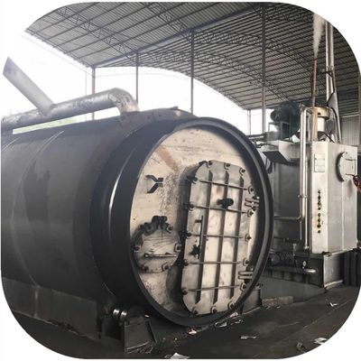 Q245R Caldaia Reattore in acciaio Macchina di conversione di plastica in diesel con capacità di 10 tonnellate