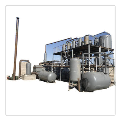 Apparecchiature per la distillazione di olio di pirolisi di pneumatici in olio di scarto diesel con tensione 380v/50hz