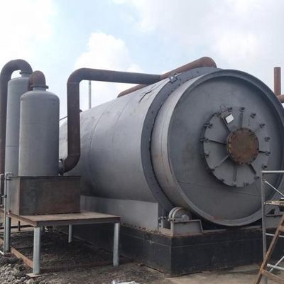 15.5kw tipo rotativo riciclare trasformare pneumatici di scarto e plastica a combustibile macchine di pirolisi di olio