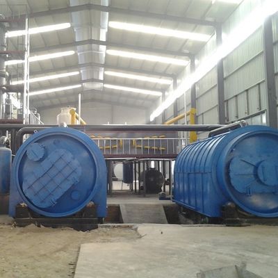 Tecnologia di pirolisi che trasforma la plastica in olio combustibile con una capacità di 5,5 tonnellate