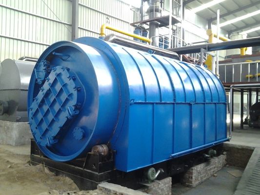 SIHAI Recycling Pyrolysis Plant convertendo rifiuti di pneumatici, gomma e plastica in energia da combustibile
