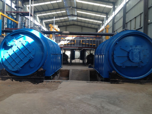 SIHAI Recycling Pyrolysis Plant convertendo rifiuti di pneumatici, gomma e plastica in energia da combustibile