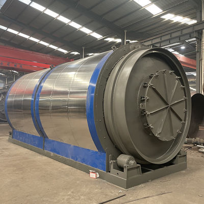 Macchina di riciclaggio automatico continuo di pneumatici per la produzione di olio combustibile