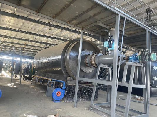 Reattore di riciclaggio pneumatici da 10 t/giorno per apparecchiature di pirolisi dell'olio combustibile Applicazione versatile