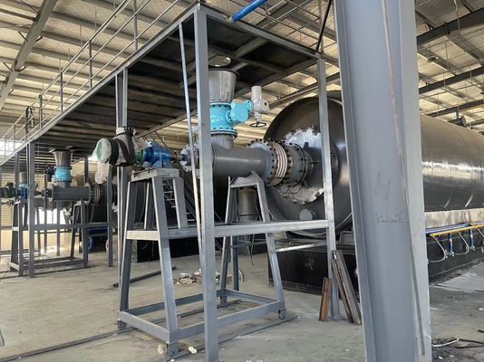 Reattore di riciclaggio pneumatici da 10 t/giorno per apparecchiature di pirolisi dell'olio combustibile Applicazione versatile