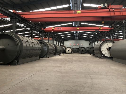 Macchine di pirolisi per il riciclaggio di pneumatici di plastica da rifiuti al carburante per il filo d'acciaio del prodotto finale
