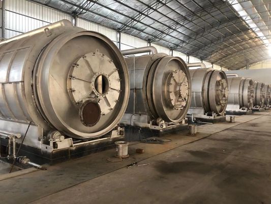 Riciclare pneumatici pneumatici olio di plastica macchine di pirolisi di fanghi con certificato COC in Algeria