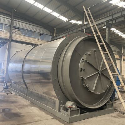 Riciclare pneumatici pneumatici olio di plastica macchine di pirolisi di fanghi con certificato COC in Algeria
