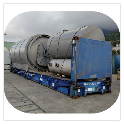 30000 kg di peso di rifiuti di pneumatici in impianto di pirolisi di olio combustibile per una soluzione ecologica