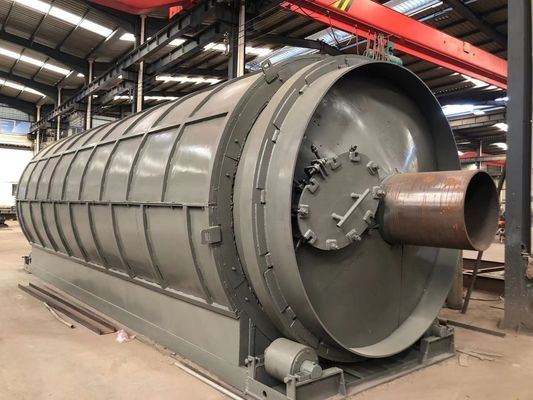 17.5 kW di potenza Pirolisi olio pneumatici macchina di riciclo con alto rendimento di olio