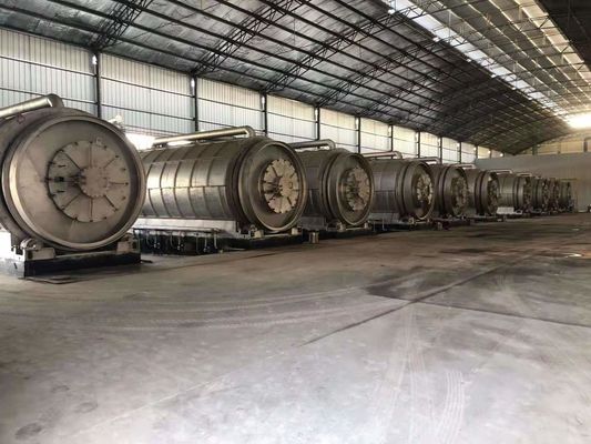 17.5 kW di potenza Pirolisi olio pneumatici macchina di riciclo con alto rendimento di olio
