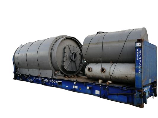 17.5 kW di potenza Pirolisi olio pneumatici macchina di riciclo con alto rendimento di olio