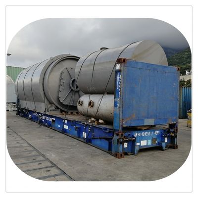 Apparecchiature di pirolisi per la trasformazione della plastica in carburante diesel di capacità 10 T/giorno