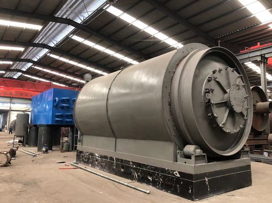 Apparecchiature di pirolisi per la trasformazione della plastica in carburante diesel di capacità 10 T/giorno