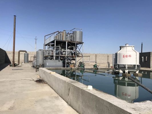 Macchina per la decolorazione dell'olio di pirolisi da olio di combustibile diesel per D1600*3500mm di materia prima
