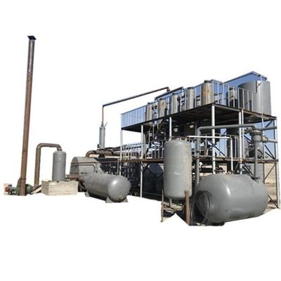 100000 kg di olio di motore usato raffinato in benzina Equipaggiamento di distillazione di olio di base diesel