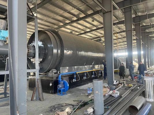 Macchina di pirolisi per il riciclaggio di pneumatici pneumatici olio di plastica di fango cavo guaina